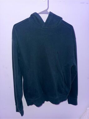 Express Forest Green Hooded Pullover